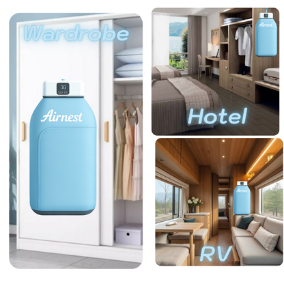 Portable Clothes Dryer for Apartment, Tourist – Compact Electric Dryer with Fast 360° Air Heating, UV Sterilizer
